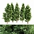 Evergreen Forest Majesty: Eastern Red Cedar Set 3D model small image 1