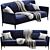 Sophisticated Poliform Gentleman Sofa 3D model small image 1