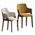 Luxurious Velvet Armchair - Velis Potocco 3D model small image 2