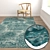 Luxury Carpets Set: High-Quality Textures 3D model small image 5