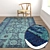 Premium Carpet Set: High-Quality Textures & Versatile Designs 3D model small image 5