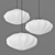 Elegant Mei Suspension Lamp 3D model small image 1