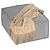 Modern Gray Pouf: Stylish Home Decor 3D model small image 1