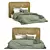 Modern Linen Bed Set 3D model small image 1