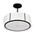 Cosmic Halo Pendant Light 3D model small image 1