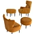 Divanoff27 Armchair: Comfort and Style 3D model small image 3