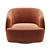 Sumo Lounge Chair: Ultimate Comfort in Style 3D model small image 2