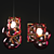 Elegant Bound Glass Pendant 3D model small image 2