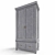 Elegant Century Wardrobe 3D model small image 4