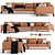 Modern Nelson Corner Sofa 3D model small image 1