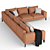 Modern Nelson Corner Sofa 3D model small image 3