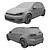 2014 Volkswagen Golf GTI: High Detail 3D Model 3D model small image 3