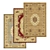 Luxury Carpet Set: High-Quality Textures 3D model small image 1