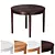 Taurus Circle Dining Table 3D model small image 1