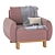 Comfy Grunnarp IKEA Armchair 3D model small image 1