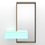 Shalet Mirror: Elegant Floor Mirror with Backlit Frame 3D model small image 2