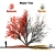 Autumn Winter Maple Tree 3D model small image 1