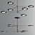 Modern Luke Pendant Light Collection 3D model small image 3