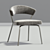 Sleek Stacking Dining Chair 3D model small image 4