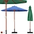 Outdoor Shade Umbrella: Stylish and Functional 3D model small image 1