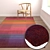 Luxury Set of Carpets 1764 3D model small image 5