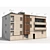 Realistic Low Poly 3D Building Model 3D model small image 1