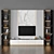 Sleek and Spacious TV Stand 3D model small image 1