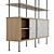 Vintage Modular Shelving System 3D model small image 3