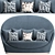 Elegant Petalo Sofa: Perfect Comfort for Your Pets 3D model small image 1