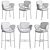 Sleek Arrmet MACKA Chair 3D model small image 2