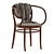 Sleek and Stylish Thonet Dining Chair 3D model small image 1