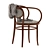 Sleek and Stylish Thonet Dining Chair 3D model small image 2