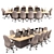 Modern Conference Set with Real 3D Design 3D model small image 1