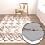 Luxurious 3-Piece Carpets Set 3D model small image 5