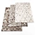 Elegant Rug Collection: 9 Stunning Textured Pieces 3D model small image 1