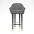 Stellar Luna Bar Chair: Sleek and Stylish 3D model small image 2