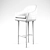 Stellar Luna Bar Chair: Sleek and Stylish 3D model small image 3