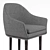 Stellar Luna Bar Chair: Sleek and Stylish 3D model small image 5