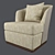 Michael Aster Accent Chair 3D model small image 5