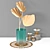 Elegant Decor Set 002 3D model small image 1