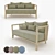 Goba Sofa: Stylish & Versatile Design 3D model small image 1