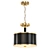 Elegant Convertible Pendant Light 3D model small image 1