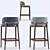 Aster Grange Bar Stool: Sleek and Stylish Seating 3D model small image 4