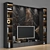 Modern TV Stand 020: Stylish and Functional 3D model small image 2