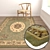 High-Quality Carpets Set: 3D Textured Variants 3D model small image 5