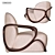 Luxurious Giorgetti Hug Armchair 3D model small image 2
