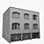 Realistic Low Poly Building Model 3D model small image 1