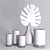 Elegant Candle Set 3D model small image 3