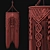 Boho Macrame Pendant Light 3D model small image 4