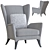 Caracole Revamp Chair 33W 38D 42H 3D model small image 1